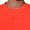 Dolce & Gabbana Neon Orange Polyester Men Crew Neck T-shirt