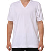 Dolce & Gabbana White Cotton V-Neck Short Sleeves T-shirt
