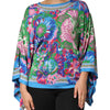 Dolce & Gabbana Multicolor Floral Printed Tunic Blouse Top