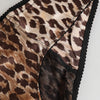 Dolce & Gabbana Multicolor Leopard Print Girdle Panty Underwear