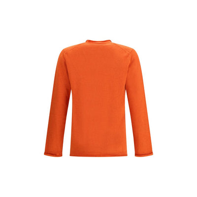 Comme Des Garçons Orangefarbenes Woll-Sweatshirt