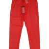 Dolce & Gabbana Red Logo Lace Tight Midi Trousers Underwear