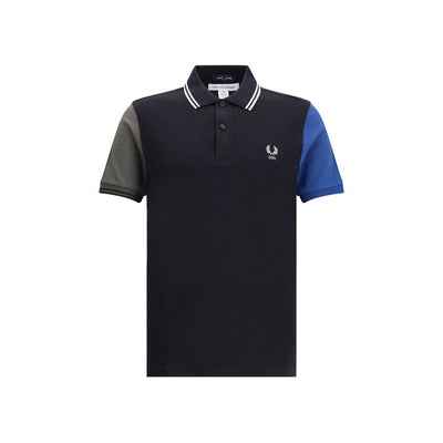 Schwarzes Baumwoll-Poloshirt von Comme Des Garçons