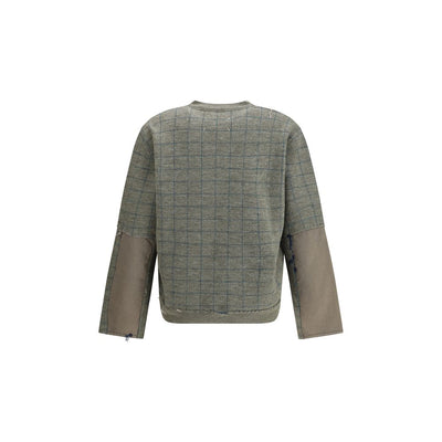 Margiela Bicolor Fleece Wool Sweatshirt