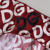 Dolce &amp; Gabbana Bordeaux DG Logo Slip Bottom Slip Unterwäsche