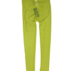 Dolce & Gabbana Neon Green Nylon Logo Lace Leggings Pants Underwear