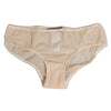 Dolce &amp; Gabbana Beige DG Logo Spitzen-Slip mit mittelhohem Bund
