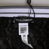 Dolce & Gabbana Black Lace Slip Brief Logo Waistband  Underwear
