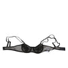 Dolce & Gabbana Black Floral Underwired Balconette Bra Underwear