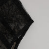 Dolce & Gabbana Black Lace Polka Dot Mesh High Waist Underwear