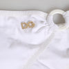 Dolce & Gabbana White Logo Swimsuit 2 Piece Top Bottom Swimwear