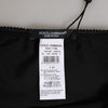 Dolce & Gabbana Black Silk Stretch High Waist Panty Underwear