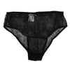 Dolce & Gabbana Black Nylon Stretch High Waist Panty Underwear