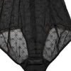 Dolce & Gabbana Black Nylon Stretch Bodysuit Lingerie Underwear
