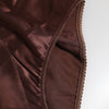 Dolce &amp; Gabbana braune Seiden-Stretch-Unterwäsche mit hohem Bund