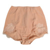 Dolce & Gabbana Beige Silk Stretch High Waist Girdle Underwear