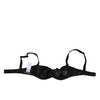Dolce & Gabbana Black Acetate Stretch Balconette Bra Underwear
