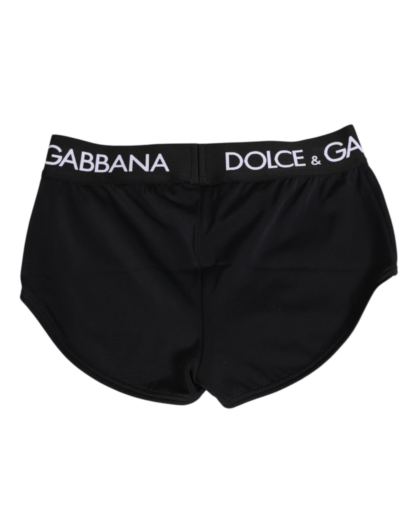 Dolce &amp; Gabbana Shorts mit schwarzem Nylon-Logobund