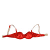 Dolce &amp; Gabbana roter Seidensatin-Bügel-BH mit halbgepolsterter Unterwäsche