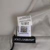 Dolce & Gabbana Gray Silk Satin Triangle Soft Cup Bra Underwear