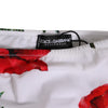 Dolce & Gabbana White Floral Swimsuit 2 Piece Top Bottom Swimwear