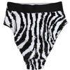 Dolce & Gabbana Black White Stripes High Waist Panty Underwear