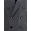 Ami Paris Gray Fleece Wool Blazer