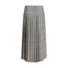 Thom Browne Multicolor Silk Midi Skirt