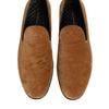 Dolce & Gabbana Brown Suede Slip On Men Loafers Formal Shoes