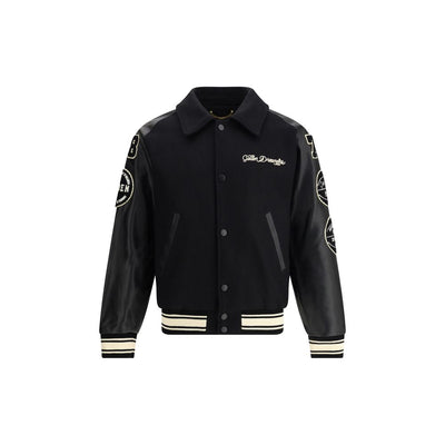 Golden Goose Bomberjacke aus schwarzer Fleecewolle