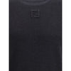 Fendi Schwarzes Fleece-Sweatshirt