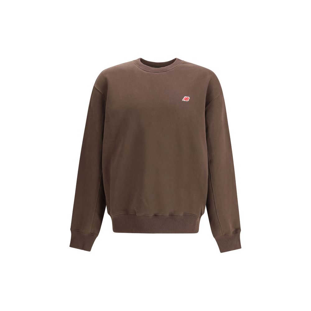 Braunes Baumwoll-Sweatshirt von New Balance