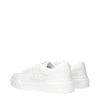 Dolce & Gabbana White Leather Low Top Sneakers