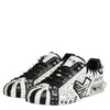 Dolce & Gabbana White Portofino Studded Men Sneakers Shoes