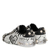 Dolce & Gabbana White Portofino Studded Men Sneakers Shoes