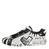 Dolce & Gabbana White Portofino Studded Men Sneakers Shoes