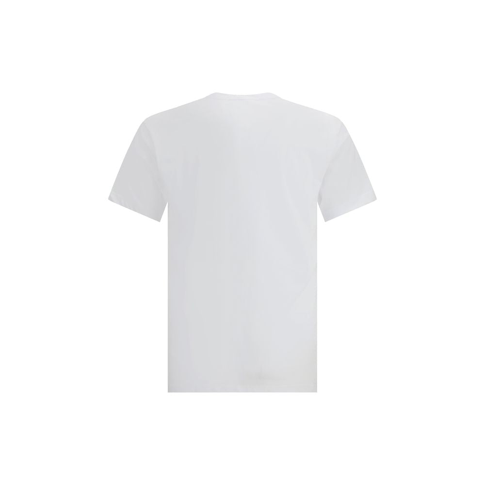 Weißes Baumwoll-T-Shirt von Comme Des Garçons