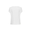 Only White Polyester T-Shirt