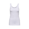 Only White Cotton Tank Tops