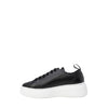 Armani Exchange Black Artificial Leather Low Top Sneakers