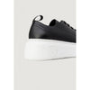 Armani Exchange Black Artificial Leather Low Top Sneakers
