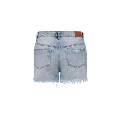 Nur hellblaue Baumwollshorts