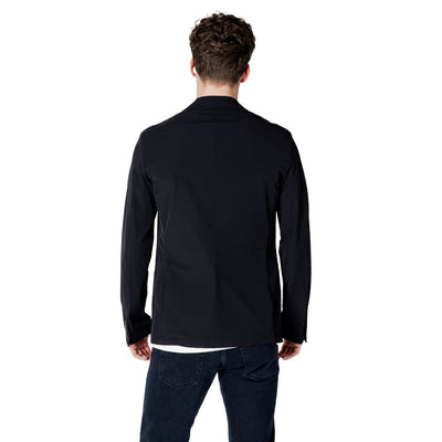 Armani Exchange Black Cotton Blazer