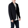 Armani Exchange Black Cotton Blazer