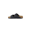 Birkenstock Schwarze Synthetik-Slipper