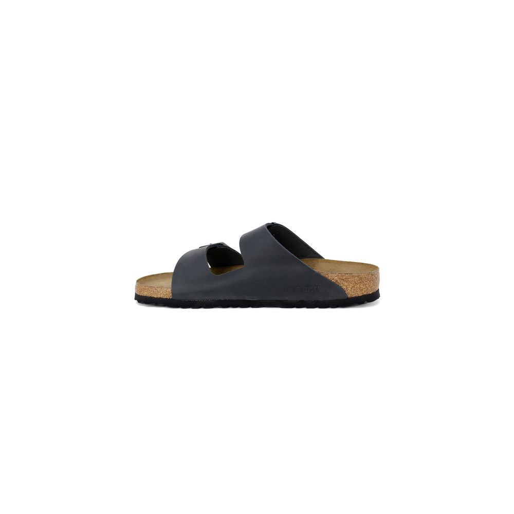 Birkenstock Schwarze Synthetik-Slipper