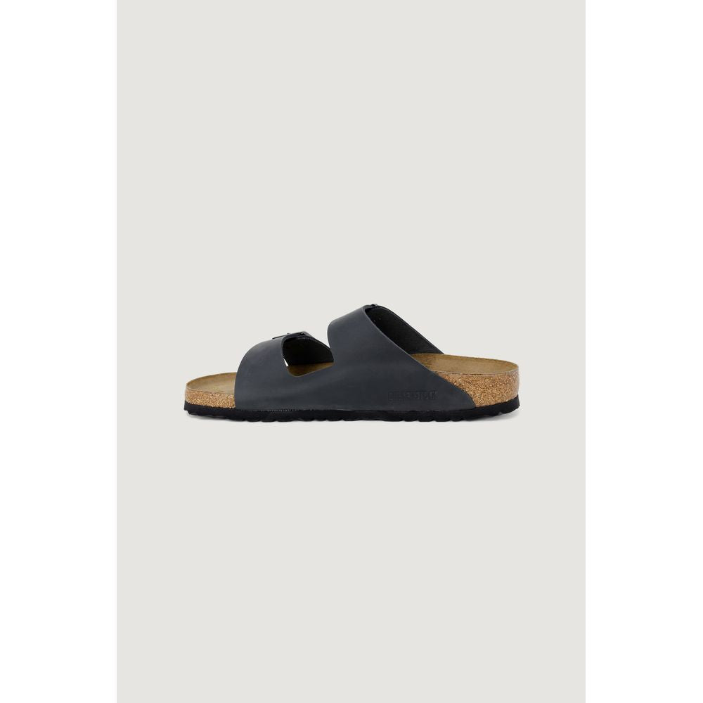 Birkenstock Schwarze Synthetik-Slipper