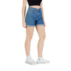 Nur blaue Baumwollshorts