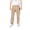 Replay Beige Cotton Relaxed Fit Jeans