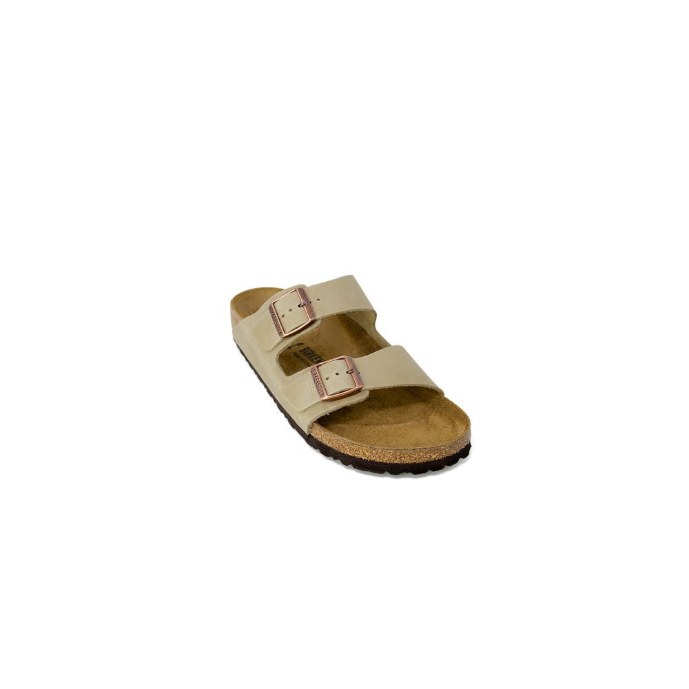 Birkenstock Beige Synthetik-Hausschuhe